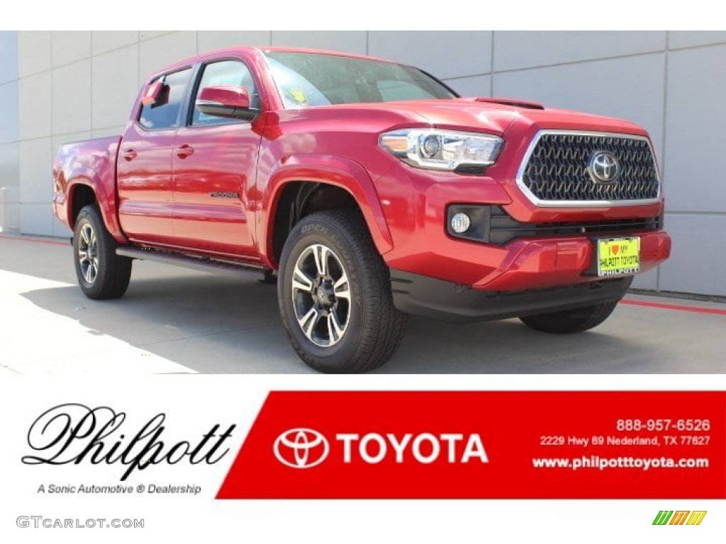 Barcelona Red Metallic Toyota Tacoma