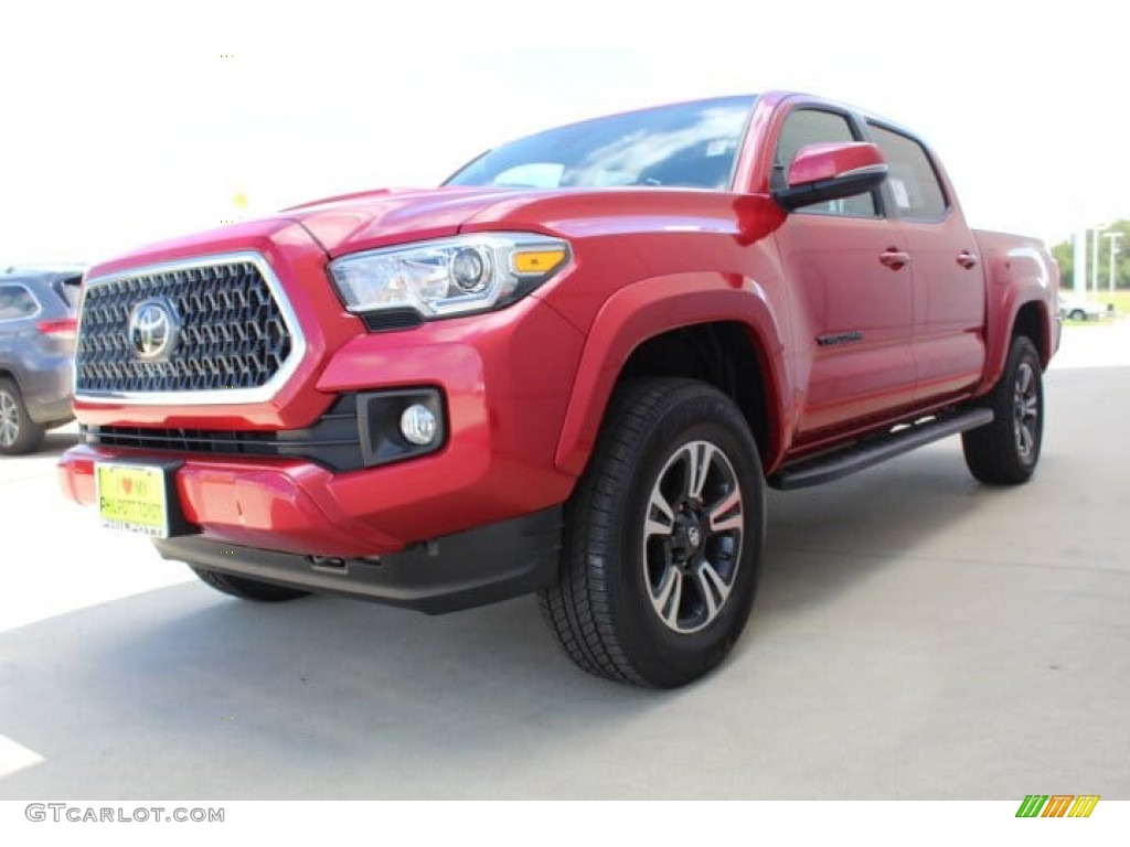 2019 Tacoma TRD Sport Double Cab - Barcelona Red Metallic / TRD Graphite photo #4
