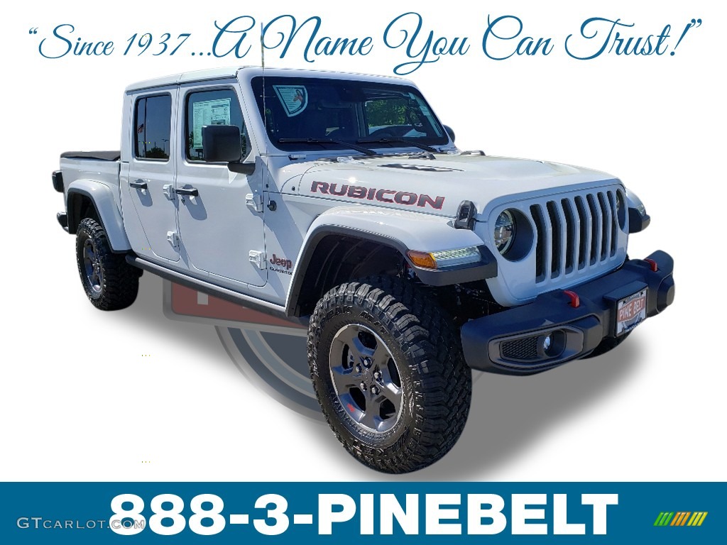 Bright White Jeep Gladiator