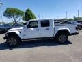 2020 Bright White Jeep Gladiator Rubicon 4x4  photo #3