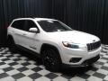 2019 Pearl White Jeep Cherokee Latitude Plus  photo #4