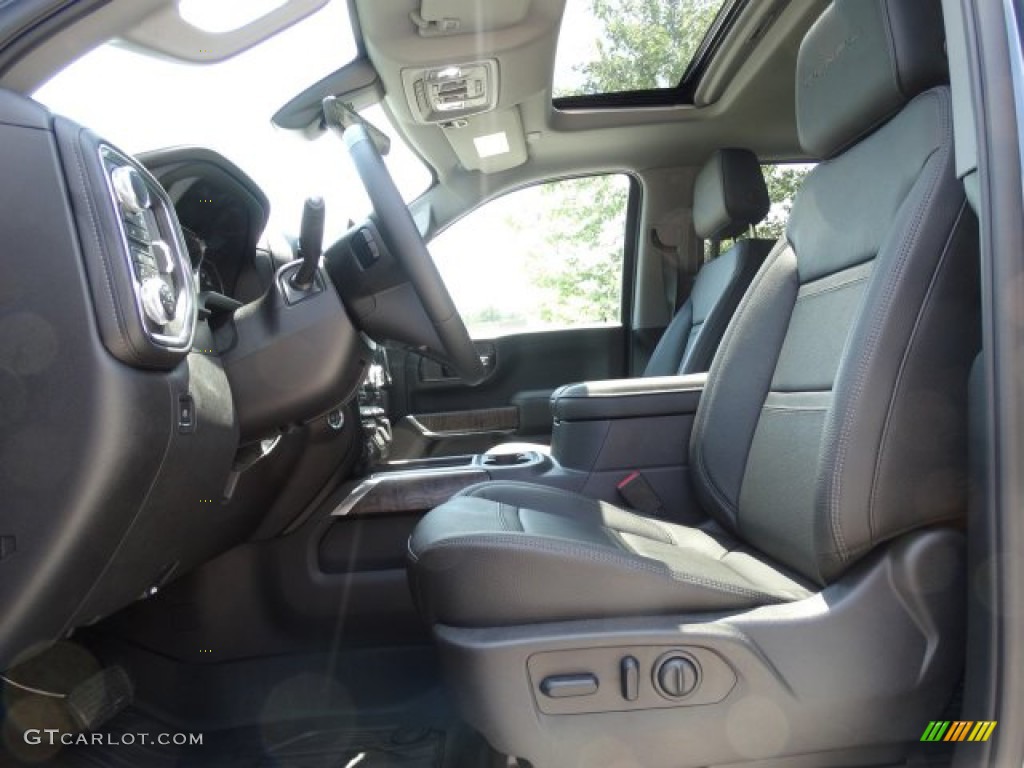 Jet Black Interior 2019 GMC Sierra 1500 Denali Crew Cab 4WD Photo #133532746