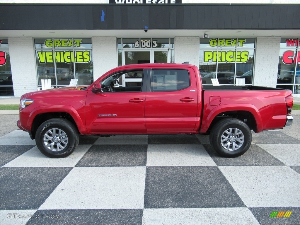 2019 Tacoma SR5 Double Cab 4x4 - Barcelona Red Metallic / TRD Graphite photo #1