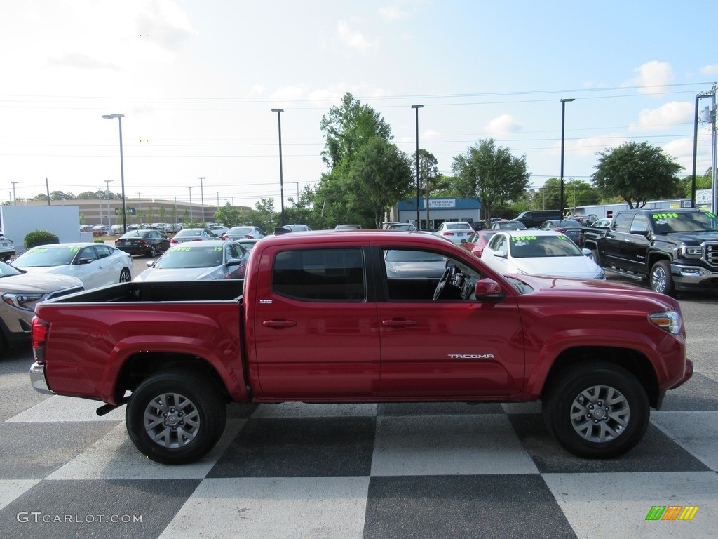 2019 Tacoma SR5 Double Cab 4x4 - Barcelona Red Metallic / TRD Graphite photo #3