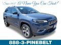 2019 Blue Shade Pearl Jeep Cherokee Limited 4x4  photo #1