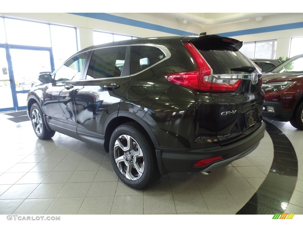 2019 CR-V EX-L AWD - Dark Olive Metallic / Black photo #2