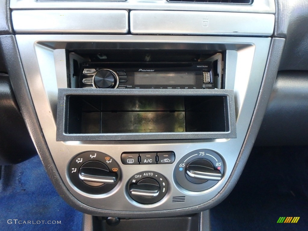 2004 Impreza WRX STi - Platinum Silver Metallic / Blue Ecsaine/Black photo #18