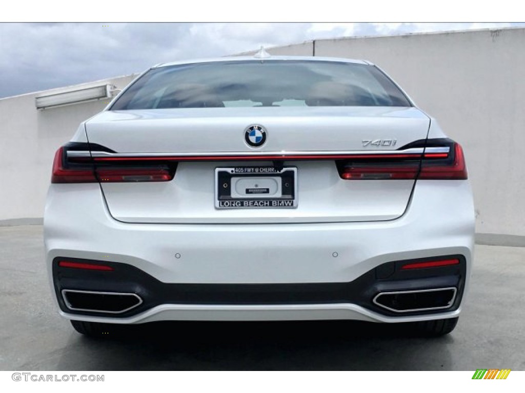 2020 7 Series 740i Sedan - Mineral White Metallic / Cognac photo #4