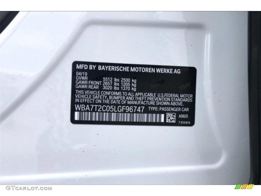 2020 7 Series 740i Sedan - Mineral White Metallic / Cognac photo #8