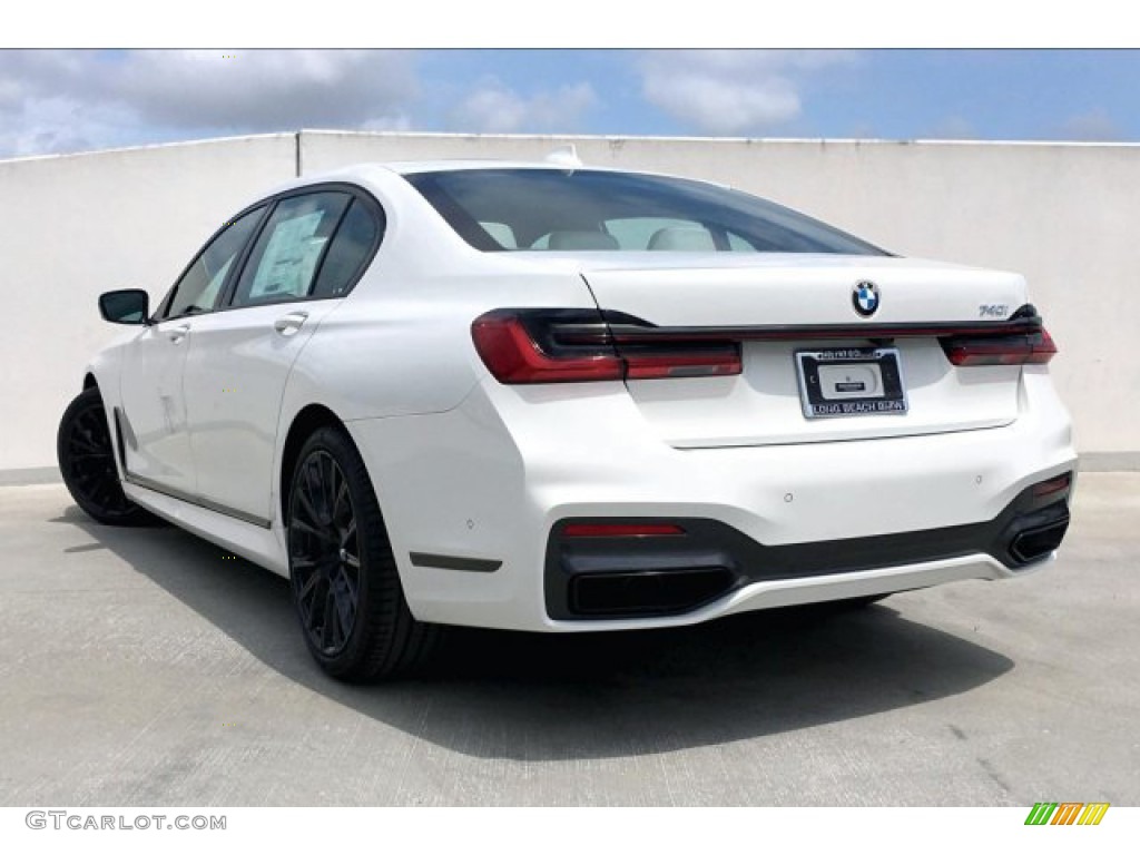 2020 7 Series 740i Sedan - Alpine White / Ivory White/Black photo #3