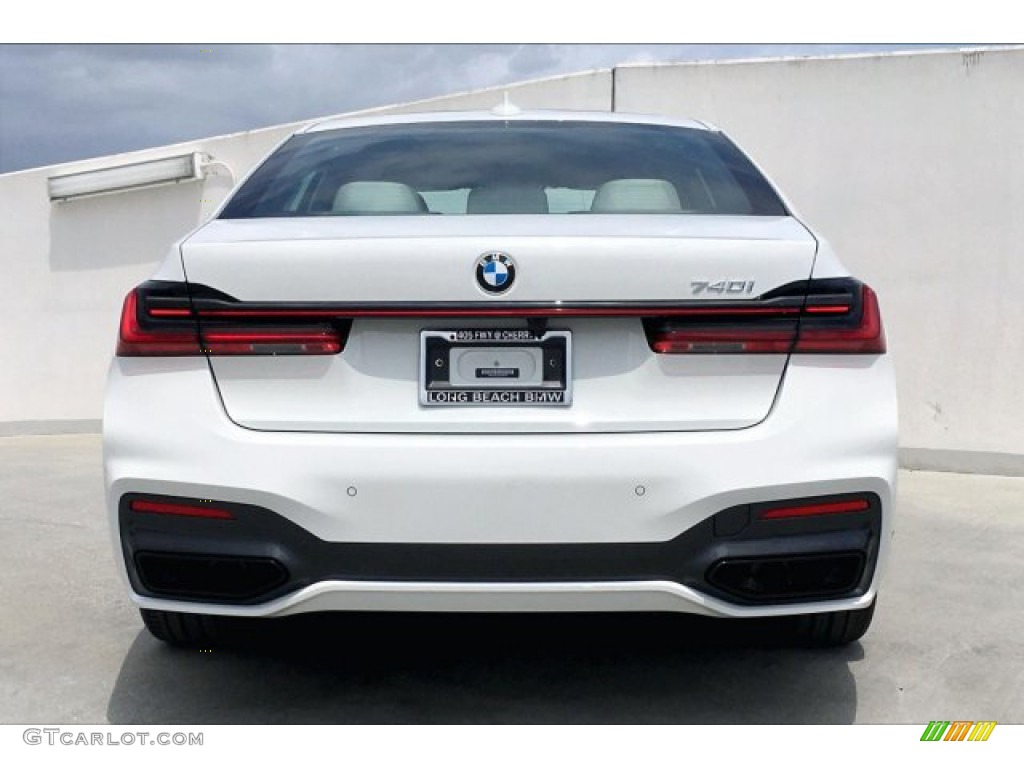 2020 7 Series 740i Sedan - Alpine White / Ivory White/Black photo #4