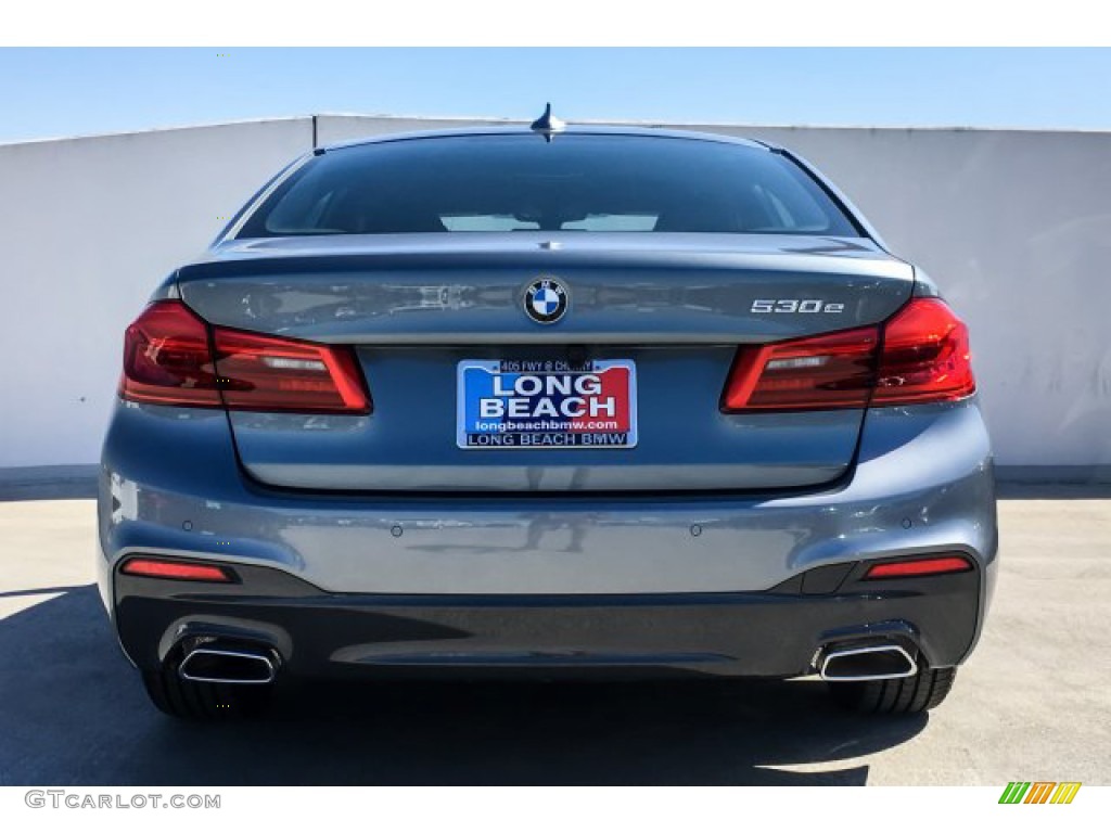 2019 5 Series 530e iPerformance Sedan - Bluestone Metallic / Black photo #3