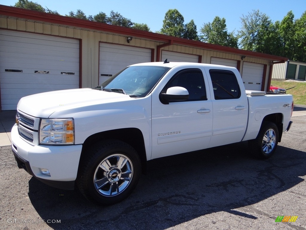 2012 Silverado 1500 LTZ Crew Cab 4x4 - Summit White / Ebony photo #5