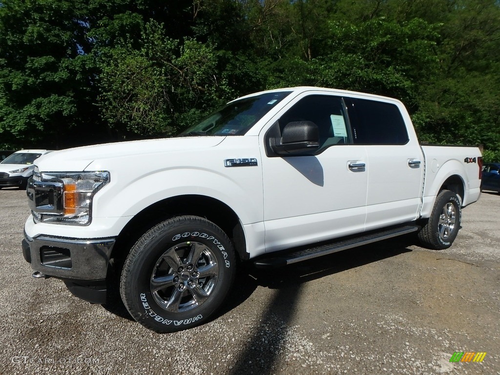 2019 F150 XLT SuperCrew 4x4 - Oxford White / Earth Gray photo #6