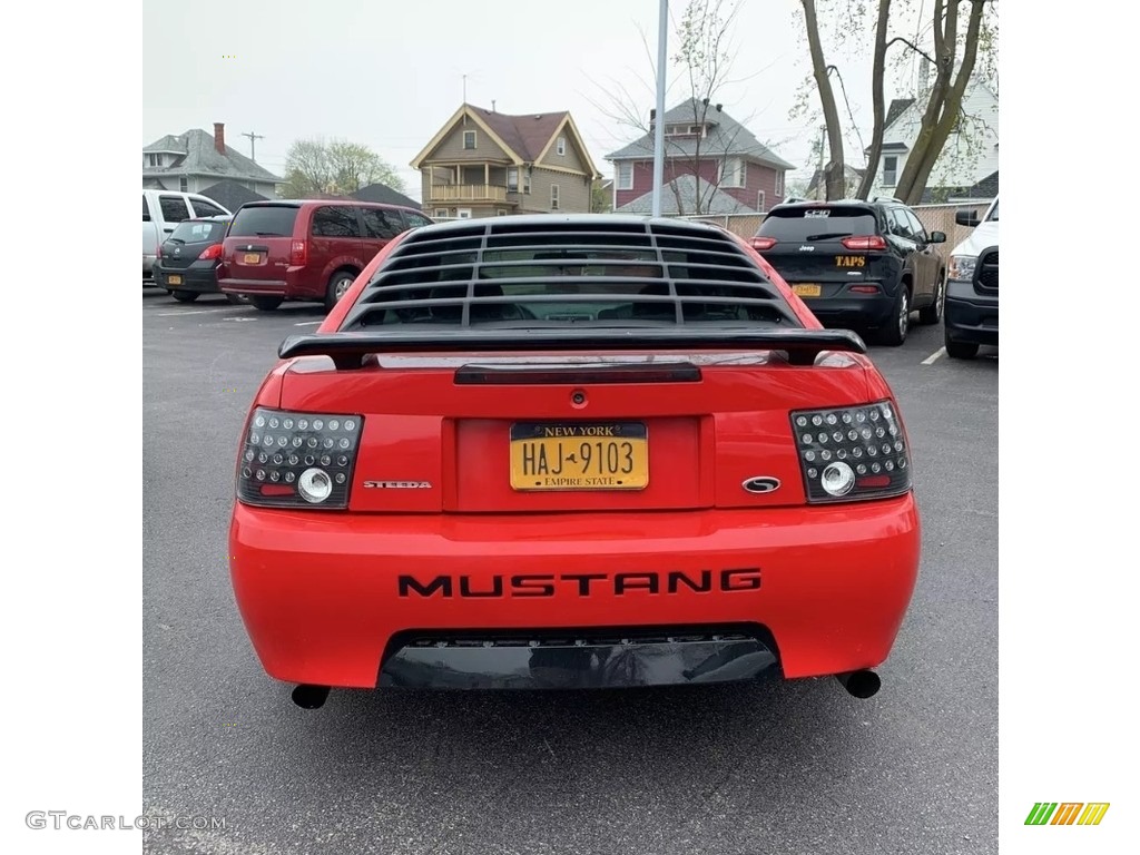 2004 Mustang V6 Coupe - Competition Orange / Medium Graphite photo #4