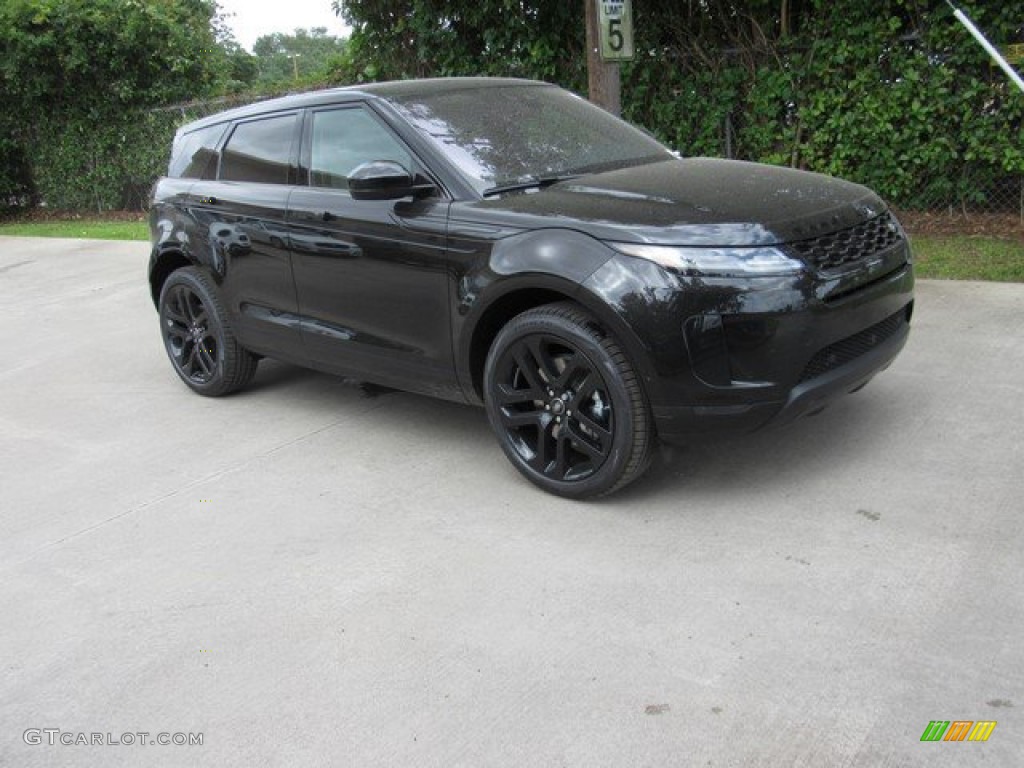 2020 Santorini Black Metallic Land Rover Range Rover Evoque SE