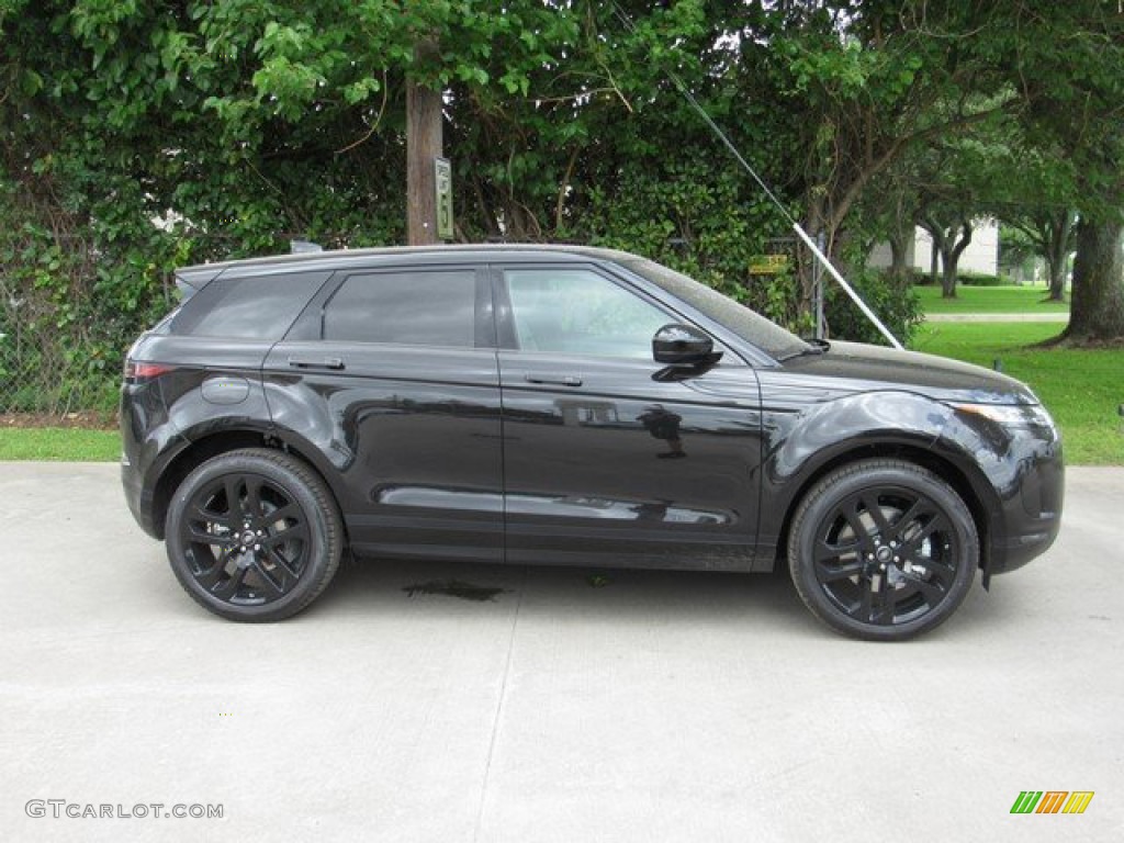 Santorini Black Metallic 2020 Land Rover Range Rover Evoque SE Exterior Photo #133543660
