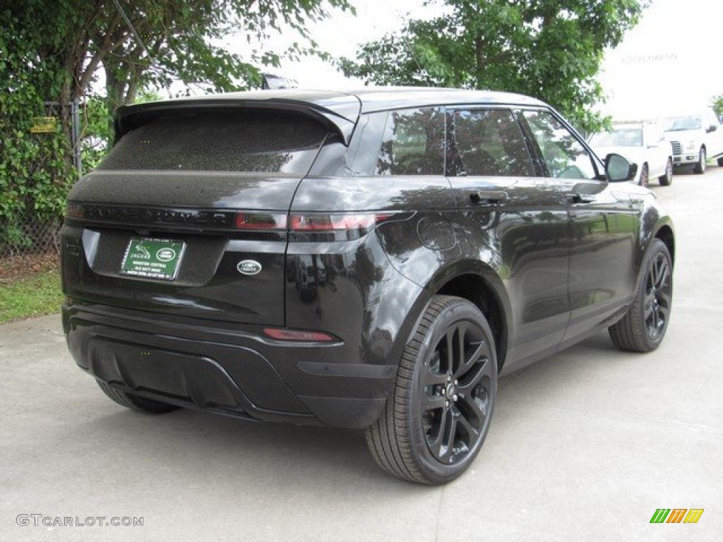 2020 Range Rover Evoque SE - Santorini Black Metallic / Cloud photo #7