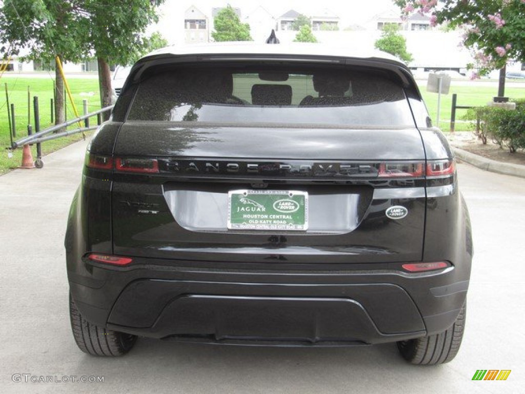 2020 Range Rover Evoque SE - Santorini Black Metallic / Cloud photo #8