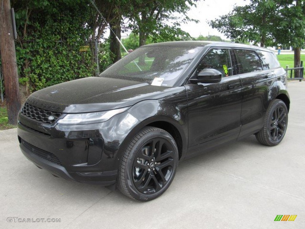 2020 Range Rover Evoque SE - Santorini Black Metallic / Cloud photo #10