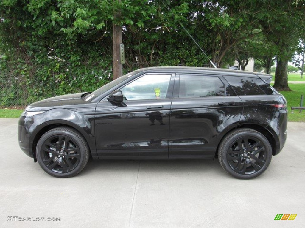 2020 Range Rover Evoque SE - Santorini Black Metallic / Cloud photo #11