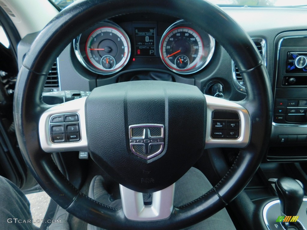 2012 Durango SXT AWD - Mineral Gray Metallic / Black photo #14