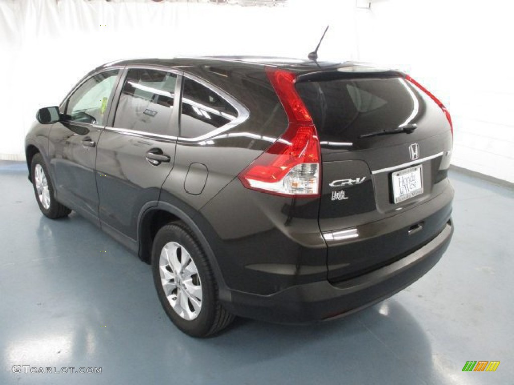 2013 CR-V EX AWD - Crystal Black Pearl / Black photo #6