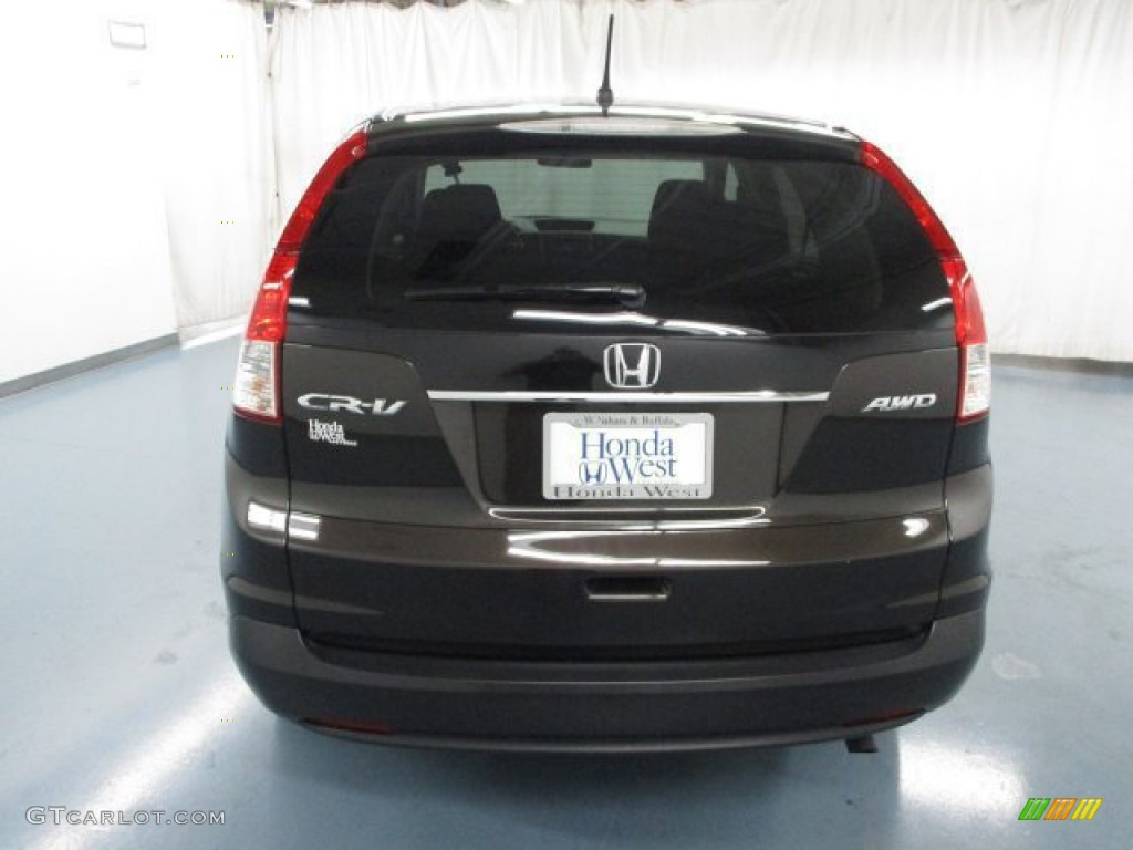 2013 CR-V EX AWD - Crystal Black Pearl / Black photo #7