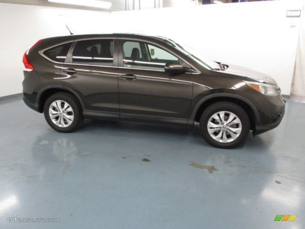 2013 CR-V EX AWD - Crystal Black Pearl / Black photo #10