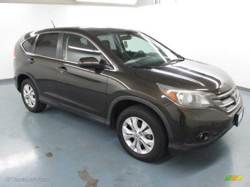 2013 CR-V EX AWD - Crystal Black Pearl / Black photo #11