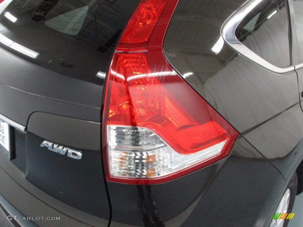 2013 CR-V EX AWD - Crystal Black Pearl / Black photo #15