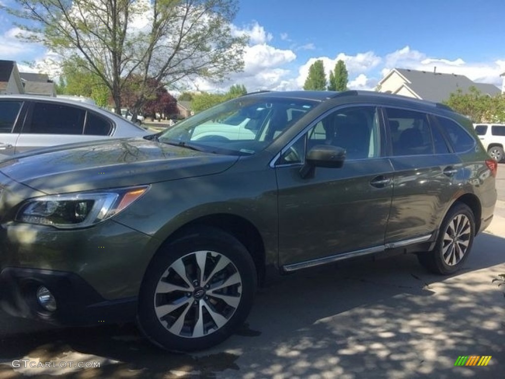2017 Outback 2.5i Touring - Wilderness Green Metallic / Java Brown photo #45