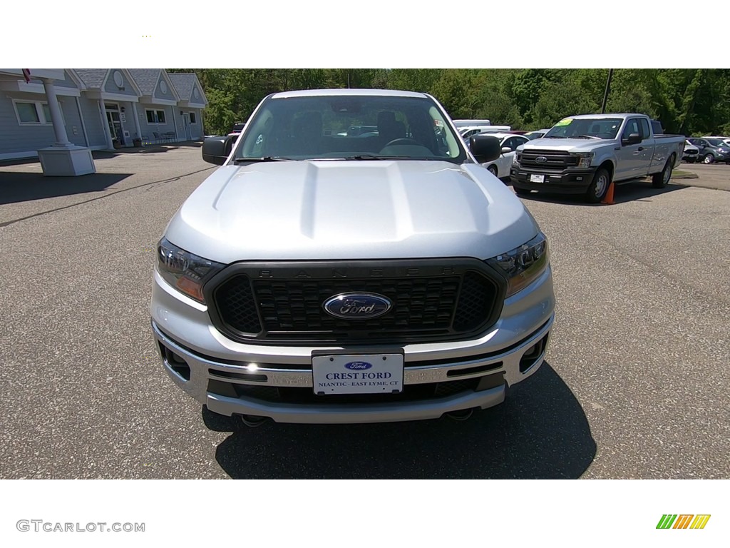 2019 Ranger XL SuperCab 4x4 - Ingot Silver Metallic / Ebony photo #2