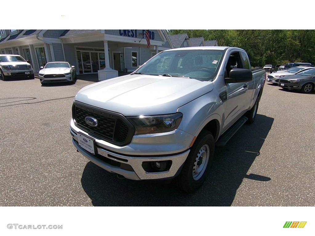 2019 Ranger XL SuperCab 4x4 - Ingot Silver Metallic / Ebony photo #3