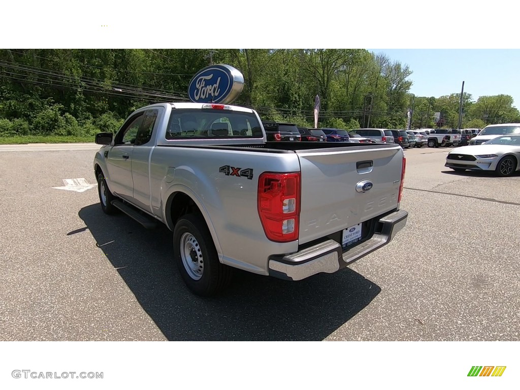 2019 Ranger XL SuperCab 4x4 - Ingot Silver Metallic / Ebony photo #5