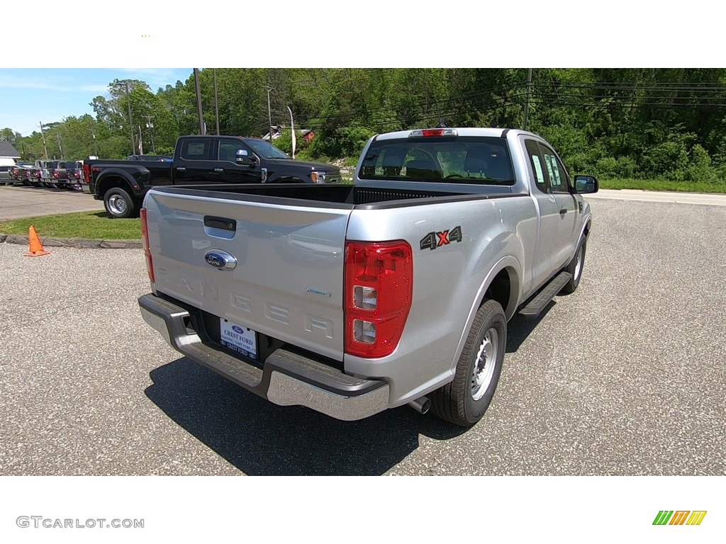 2019 Ranger XL SuperCab 4x4 - Ingot Silver Metallic / Ebony photo #7