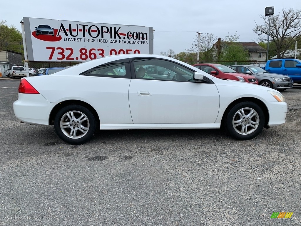 2007 Accord EX-L Coupe - Taffeta White / Ivory photo #2