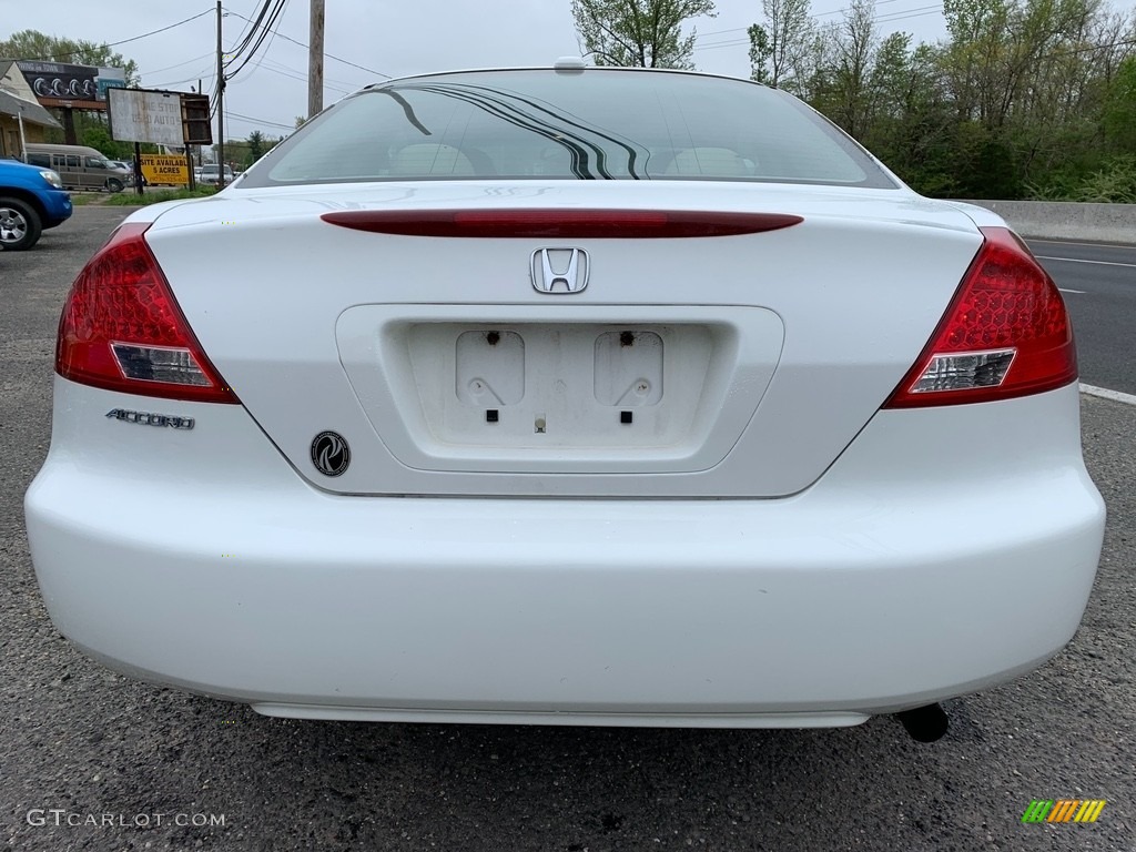 2007 Accord EX-L Coupe - Taffeta White / Ivory photo #4