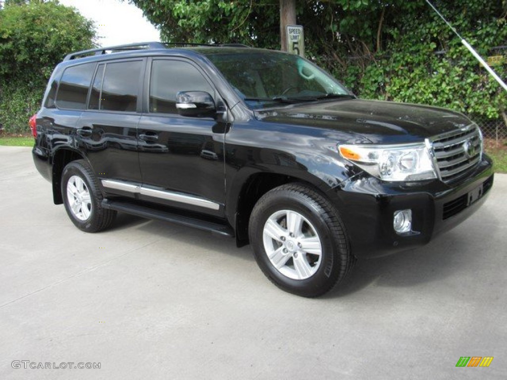 2013 Land Cruiser  - Black / Black photo #6