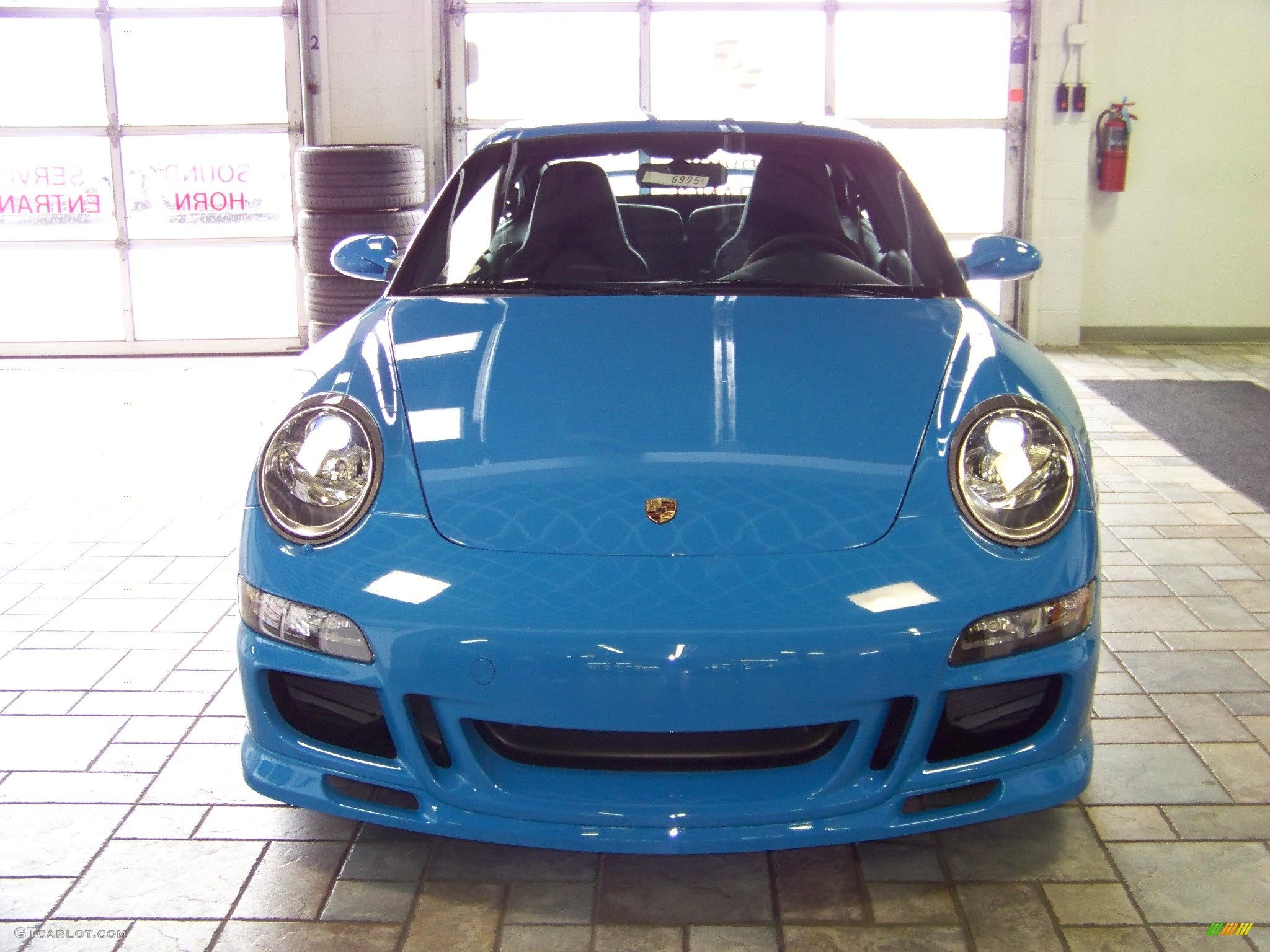 2008 911 Carrera S Coupe - Mexico Blue Paint to Sample / Black photo #2