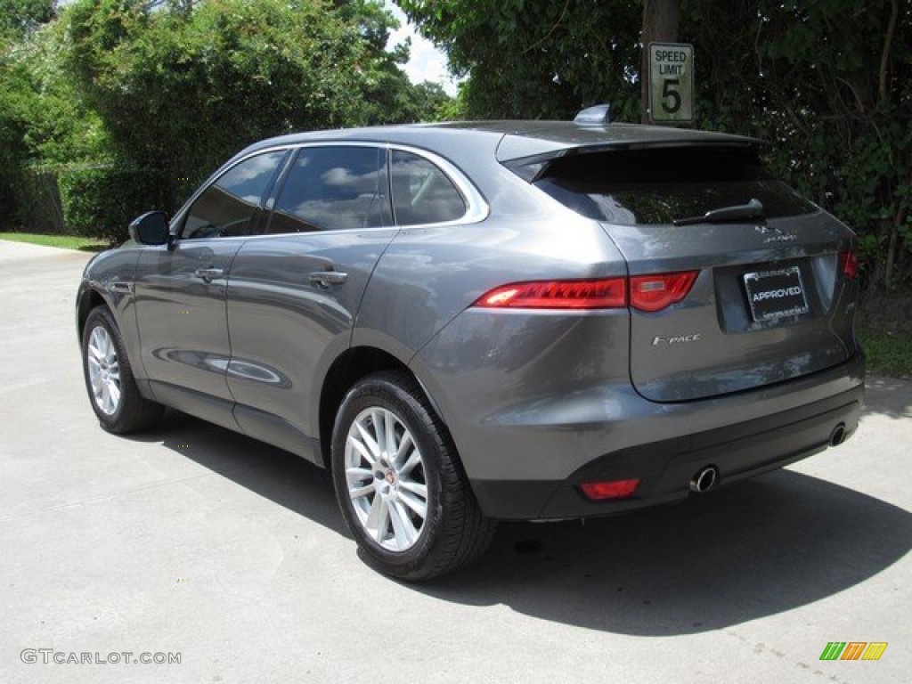 2017 F-PACE 35t AWD Prestige - Ammonite Grey / Latte w/Espresso photo #2