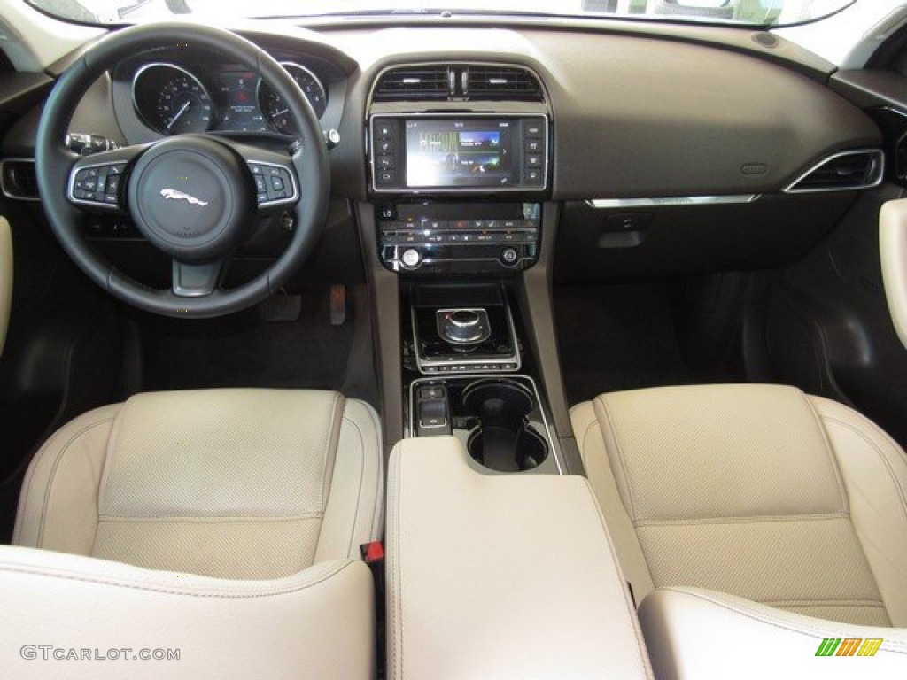 2017 F-PACE 35t AWD Prestige - Ammonite Grey / Latte w/Espresso photo #4