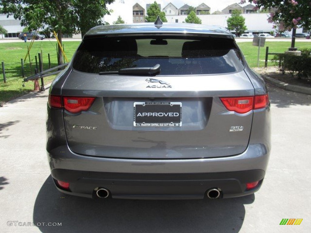 2017 F-PACE 35t AWD Prestige - Ammonite Grey / Latte w/Espresso photo #6