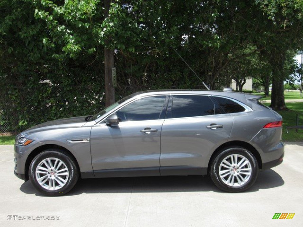 2017 F-PACE 35t AWD Prestige - Ammonite Grey / Latte w/Espresso photo #8