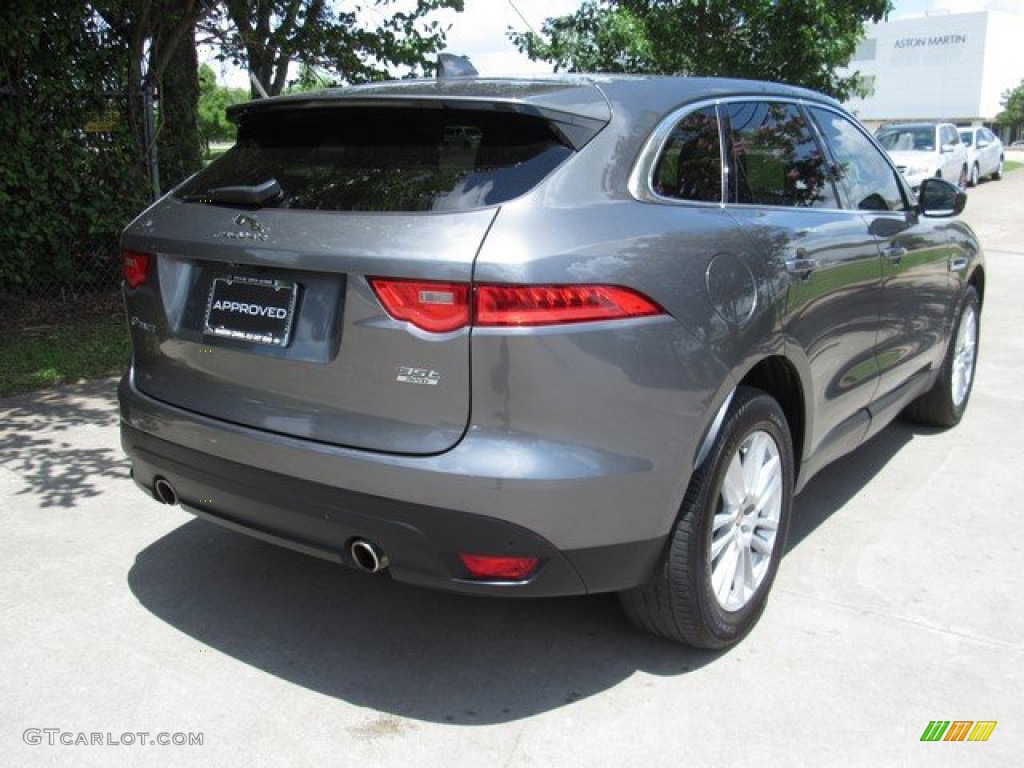 2017 F-PACE 35t AWD Prestige - Ammonite Grey / Latte w/Espresso photo #12