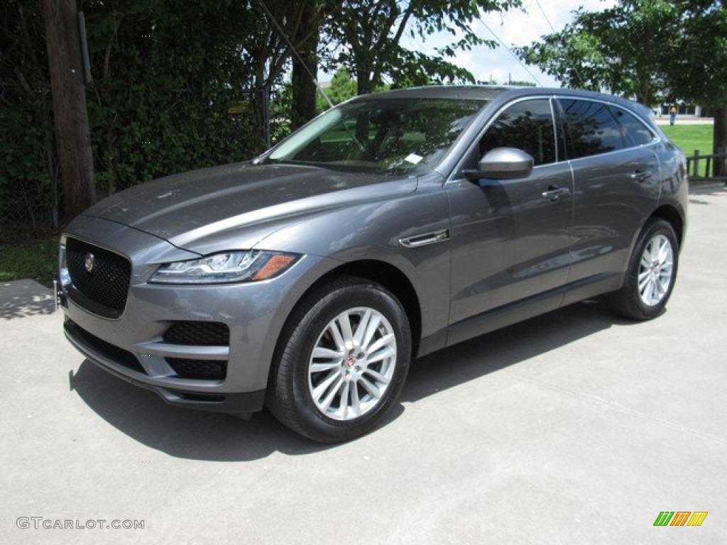 2017 F-PACE 35t AWD Prestige - Ammonite Grey / Latte w/Espresso photo #13