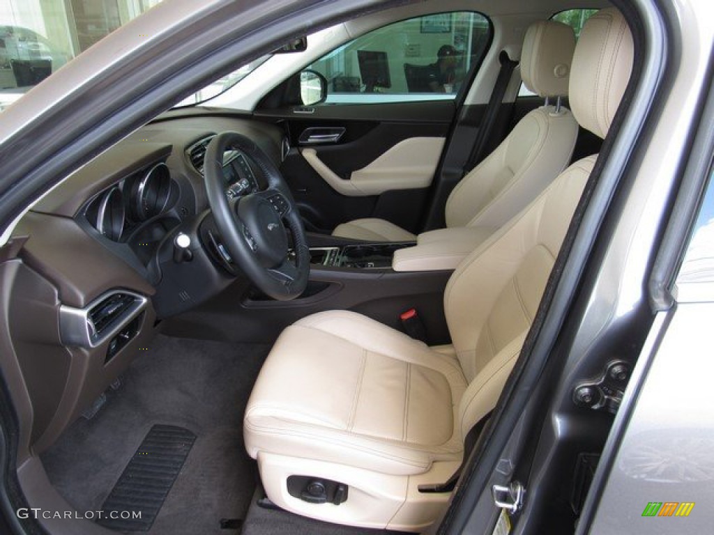 2017 F-PACE 35t AWD Prestige - Ammonite Grey / Latte w/Espresso photo #14