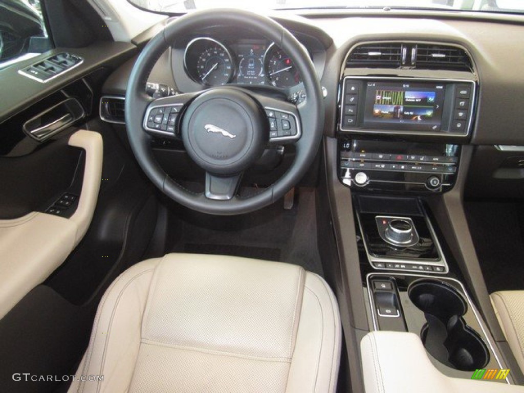 2017 F-PACE 35t AWD Prestige - Ammonite Grey / Latte w/Espresso photo #15