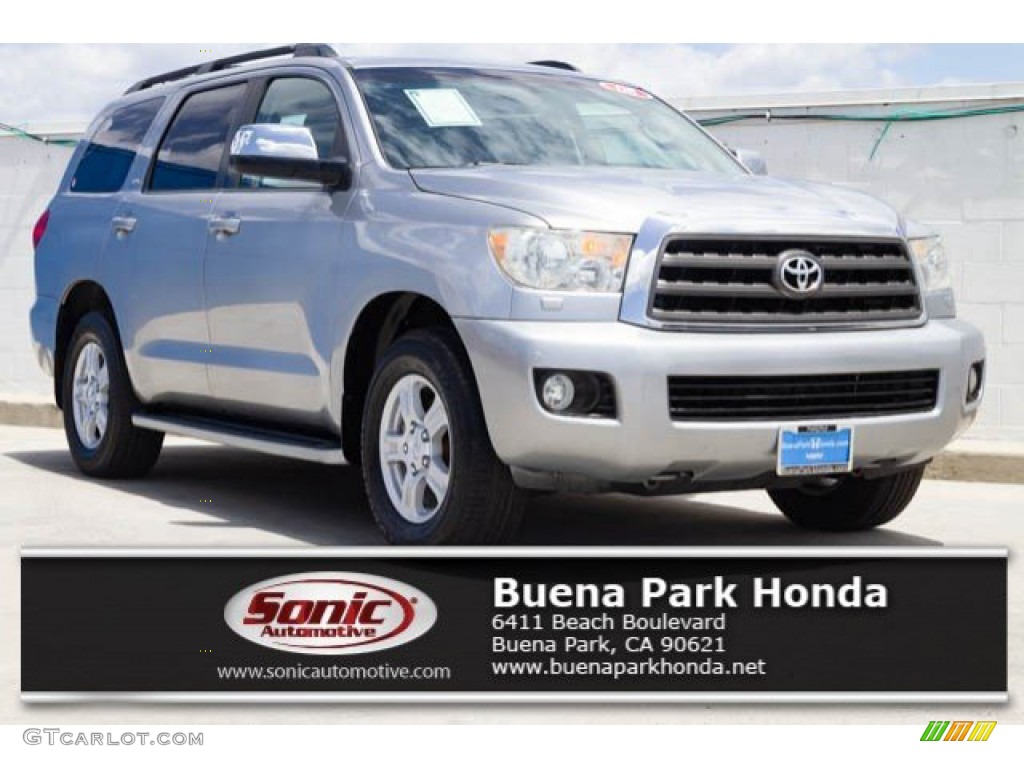 Silver Sky Metallic Toyota Sequoia