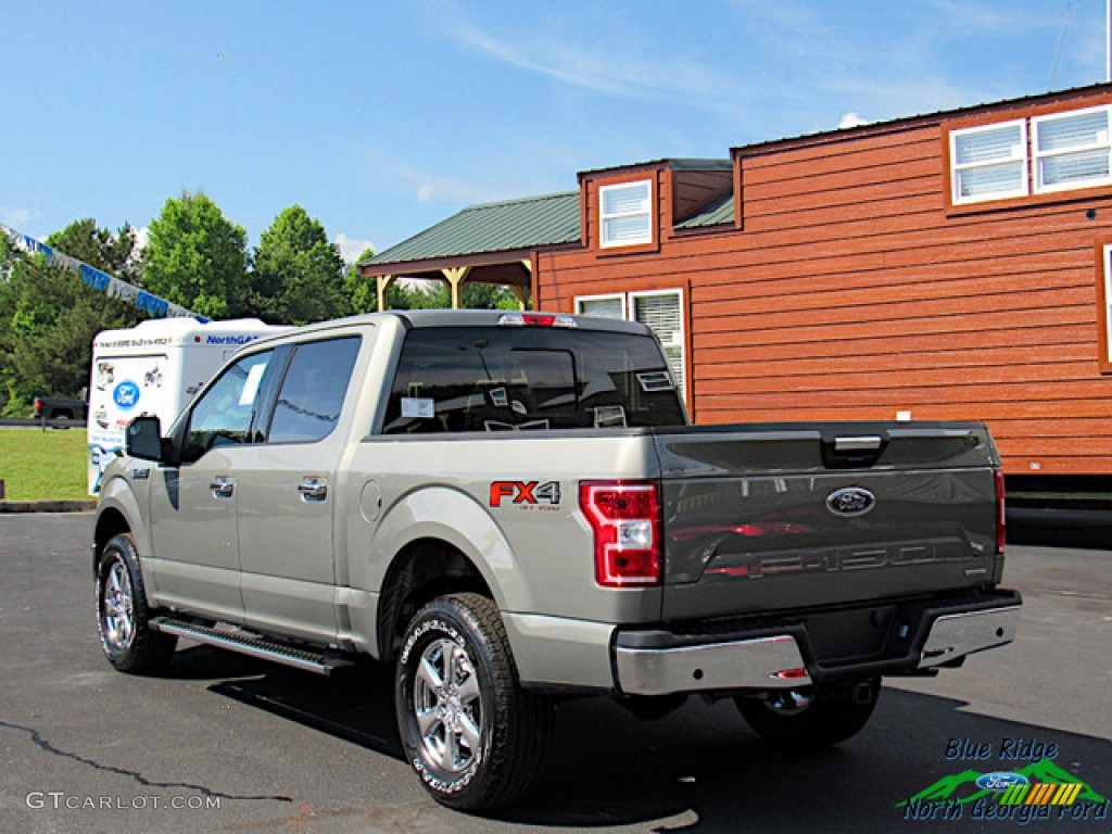 2019 F150 XLT SuperCrew 4x4 - Silver Spruce / Light Camel photo #3